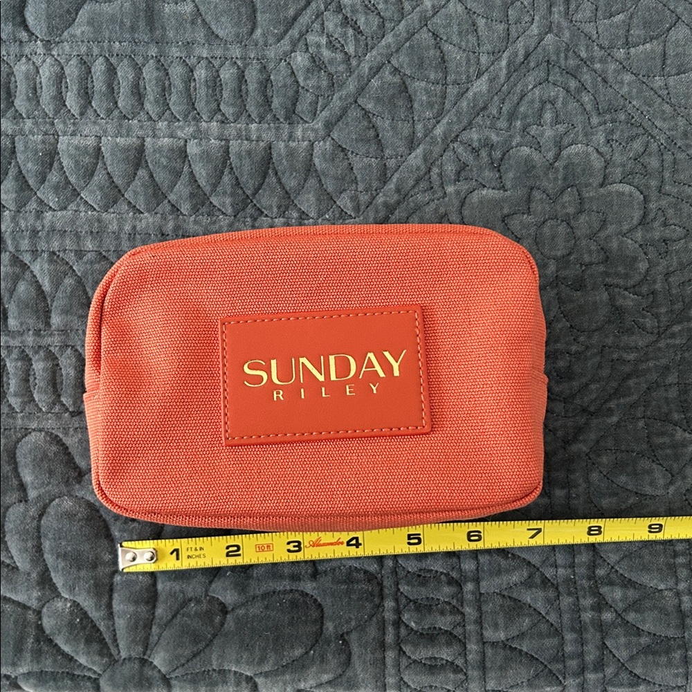 Sunday Riley Orange Cosmetic Bag - Picture 7 of 8